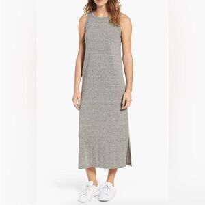 Current/Elliott The Perfect Muscle Tee Dress in Heather Grey